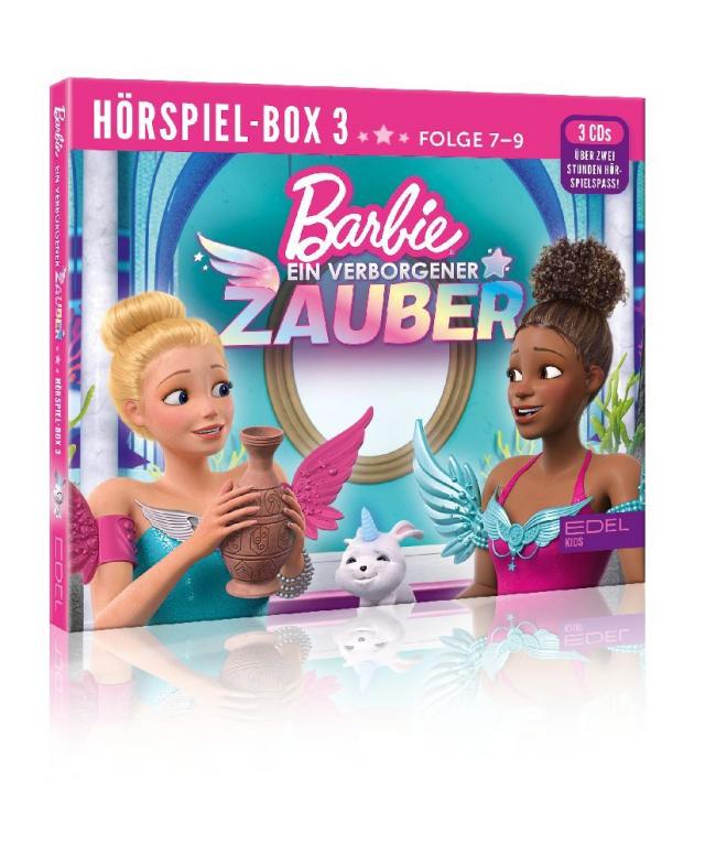 Barbie - Ein verborgener Zauber, Hörspiel-Box 2. Folge.7-9, 3 Audio-CD