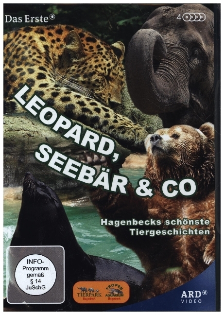 Leopard, Seebär & Co., 4 DVD, 4 DVD-Video