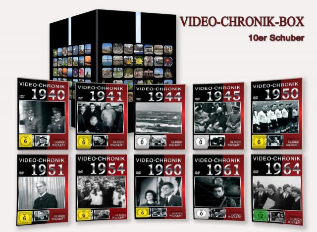 Video Chronik 1940 - 1964 - 10er-Schuber, 10 DVD