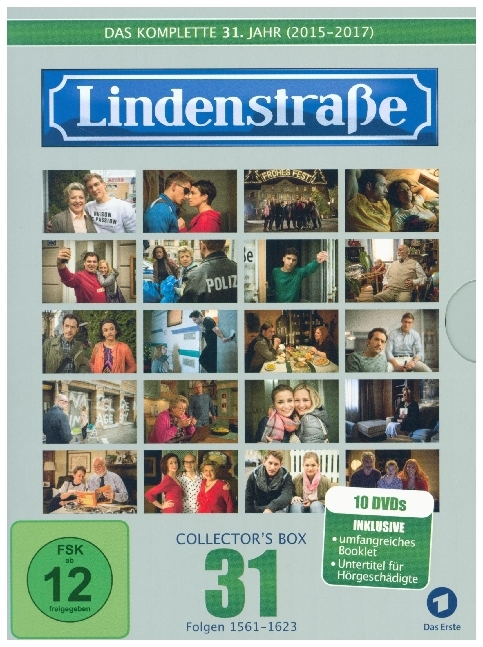 Lindenstraße. 31.Jahr, 10 DVD (Collector's Box, Limited Edition), 10 DVD-Video