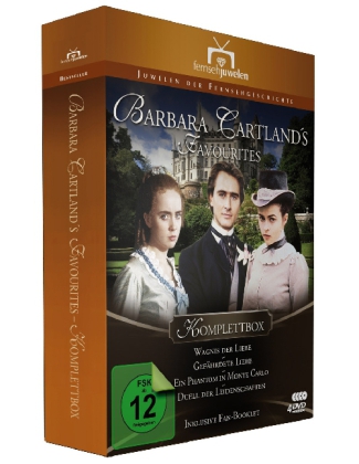 Barbara Cartland's Favourites - Komplettbox, 4 DVDs