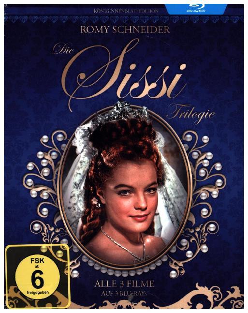 Sissi Trilogie - Königinnenblau-Edition, 3 Blu-ray