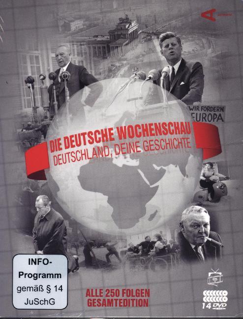 Die Deutsche Wochenschau - Deutschland, deine Geschichte: Komplettbox, 14 DVDs