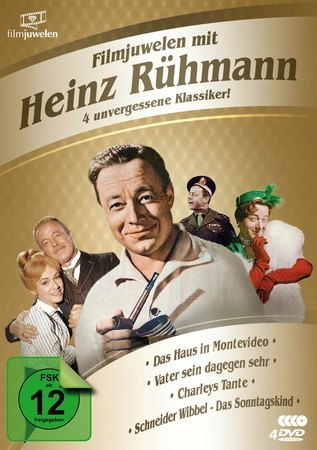 Filmjuwelen mit Heinz Rühmann: 4 unvergessene Klassiker!, 4 DVD