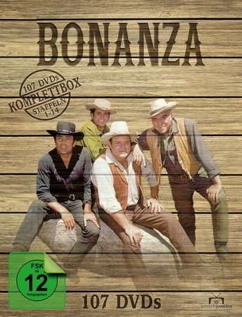 Bonanza - Komplettbox. Staffel.1-14, 107 DVD