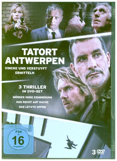Tatort Antwerpen - Vincke und Verstuyft ermitteln, 3 DVD