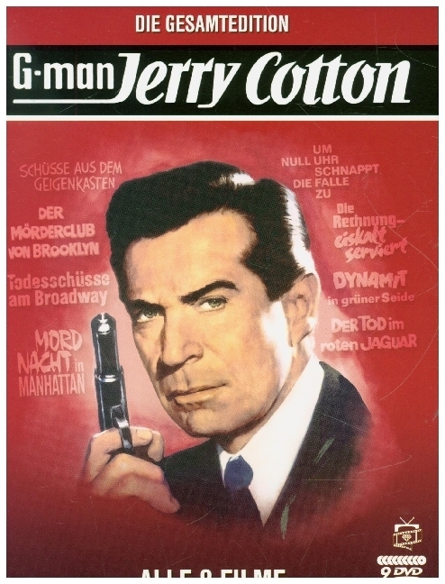 Jerry Cotton - Die Gesamtedition: Alle 8 Filme, 9 DVD