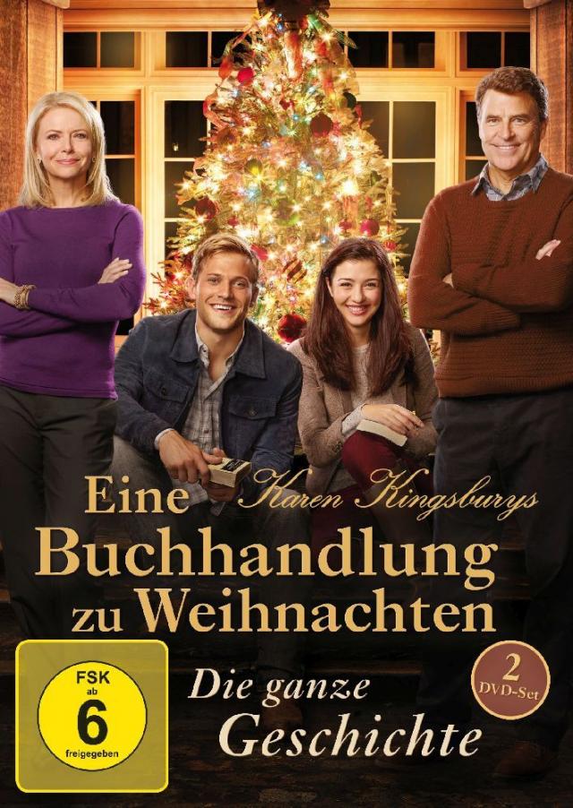 Karen Kingsbury -  Eine Buchhandlung zu Weihnachten. Tl.1+2, 2 DVD