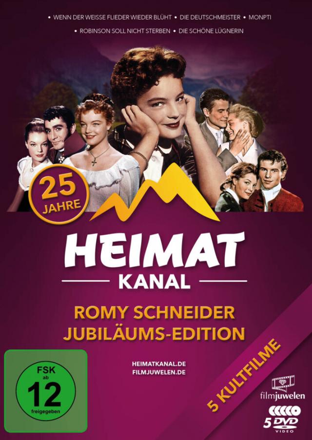 Romy Schneider Jubiläums-Edition, 5 DVD