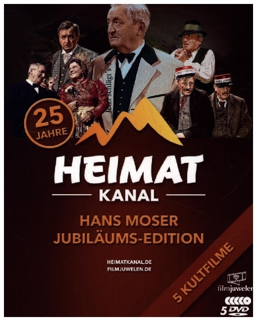 Hans Moser Jubiläums-Edition, 5 DVD