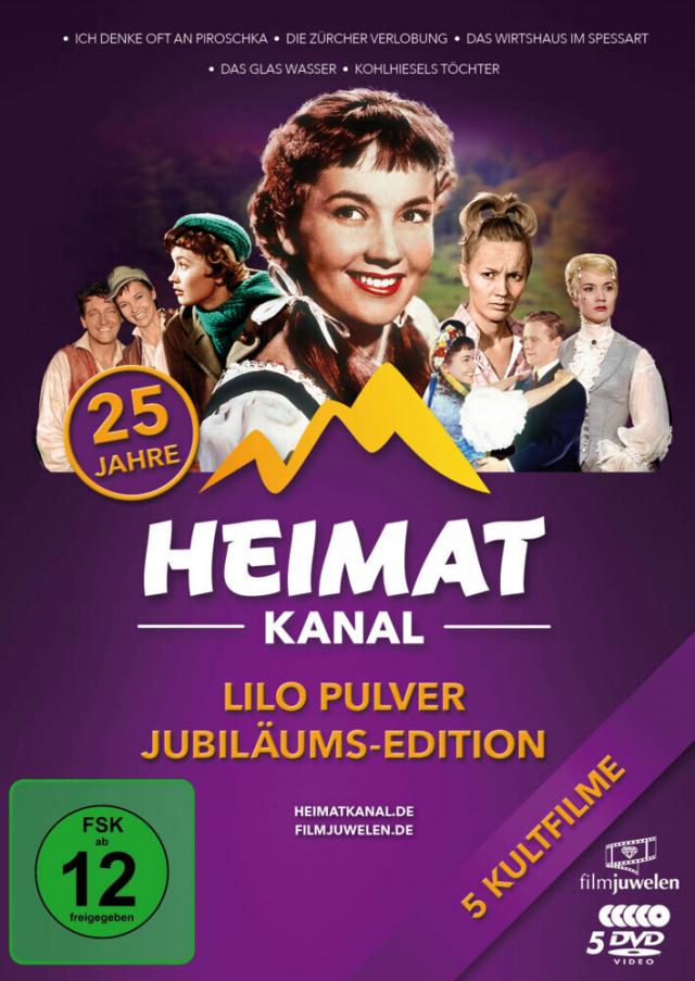 Lilo Pulver Jubiläums-Edition, 5 DVD