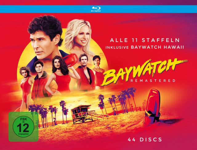 Baywatch HD - Komplettbox: Staffeln 1-9 inkl. Baywatch Hawaii HD, 44 Blu-ray