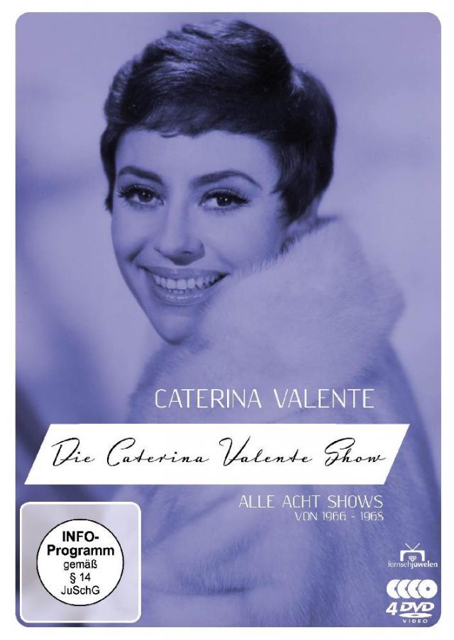 Die Caterina Valente Show - Die sieben ZDF-/AVRO-Shows von 1966-1968, 4 DVD
