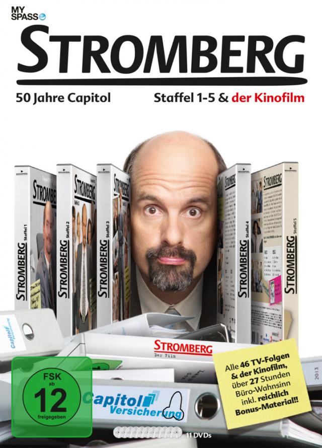 Stromberg-Box - Staffel 1-5 + Film (50 Jahre Capitol), 11 DVDs