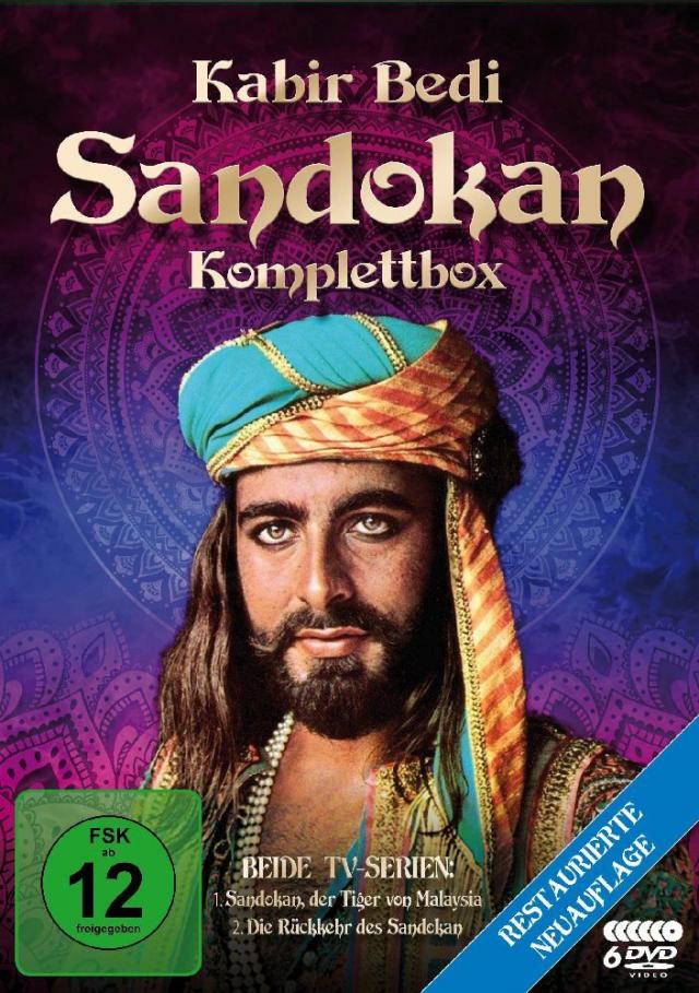 Sandokan (1976/1996), 6 DVD (Komplettbox Restored Version)