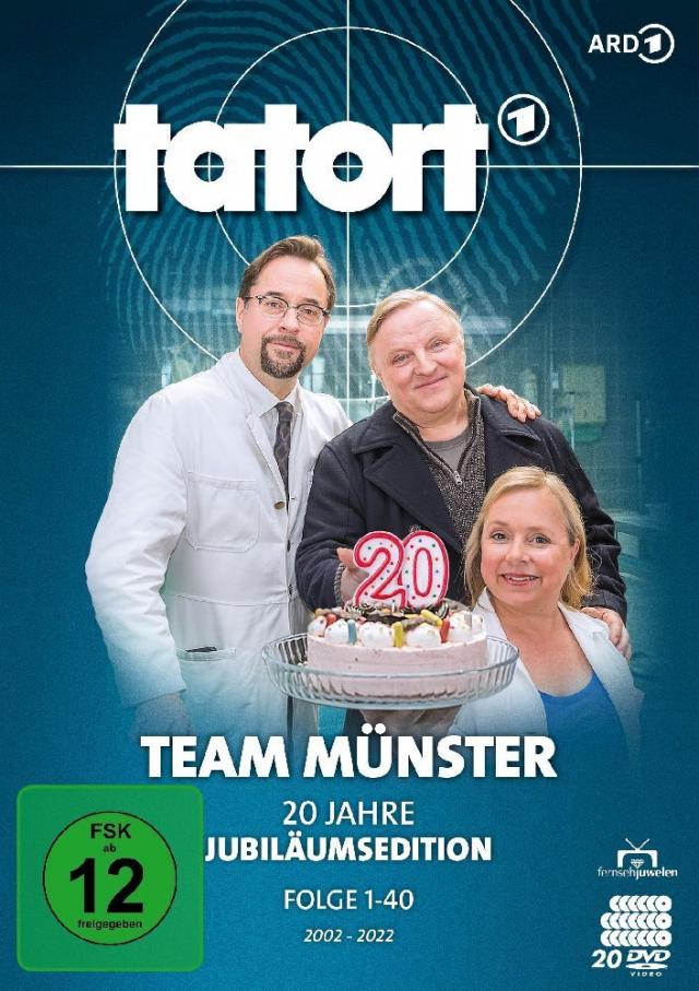 Tatort Münster - Thiel & Boerne ermitteln. Folge.1-40, 20 DVDs (20 Jahre Jubiläums-Edition)