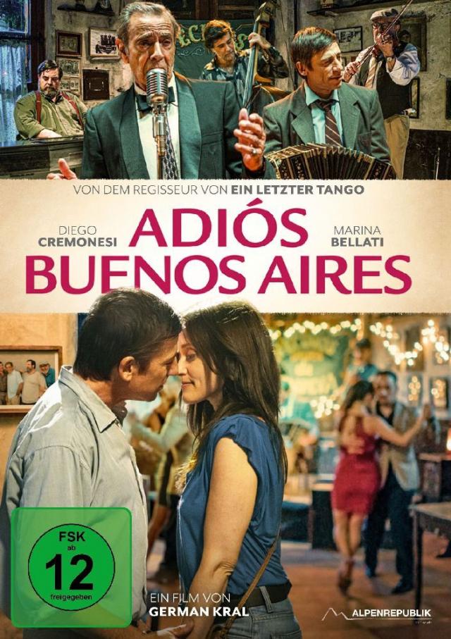 Adiós Buenos Aires, 1 DVD