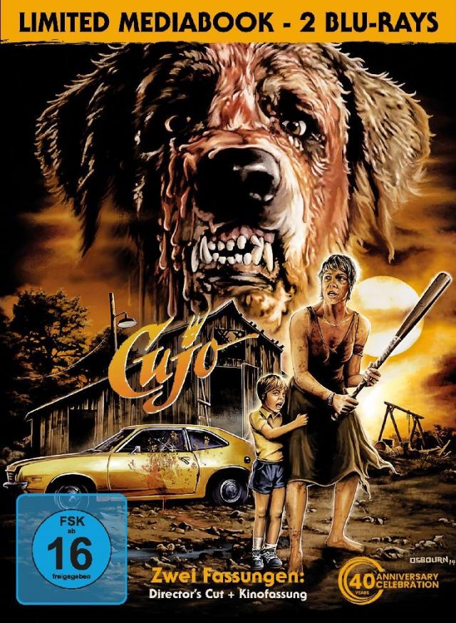 Stephen King's Cujo, 2 Blu-rays (Director's Cut + Kinofassung) - Limited Mediabook G