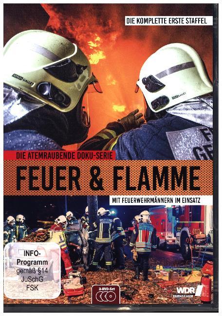 Feuer und Flamme - Mit Feuerwehrmännern im Einsatz, 3 DVD