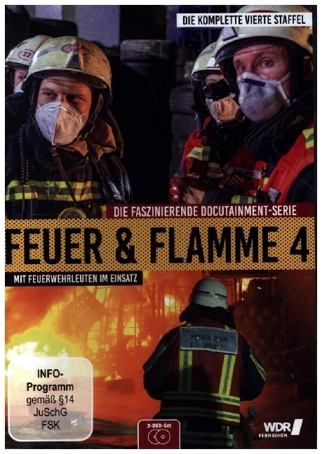Feuer und Flamme - Mit Feuerwehrmännern im Einsatz. Staffel.4, 2 DVD