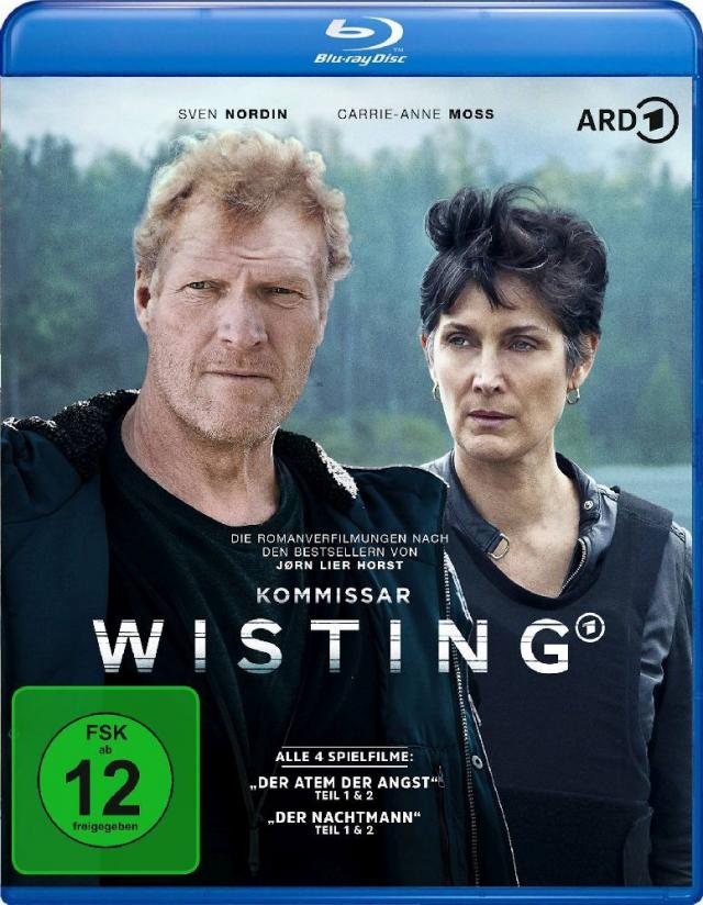 Kommissar Wisting - Der Atem der Angst (1+2), Der Nachtmann (1+2), 2 Blu-ray
