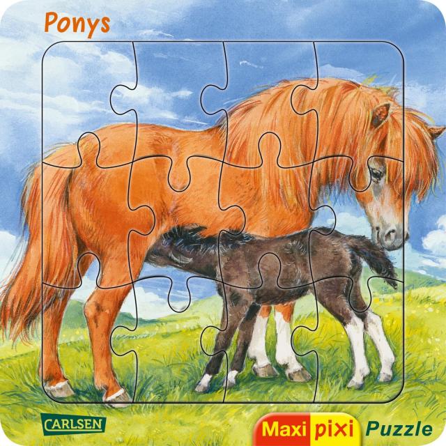 Maxi Pixi: Maxi-Pixi-Puzzle: Ponys