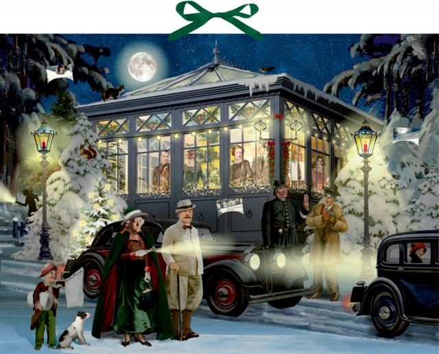 Zettelkalender - Weihnachten mit Agatha Christie
