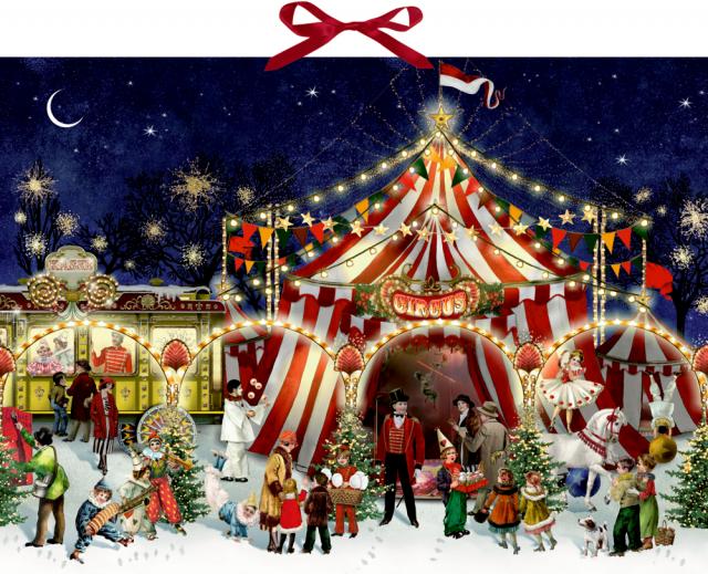 Wandkalender – Ein Besuch im Weihnachtszirkus