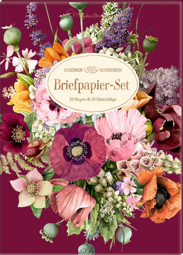 Briefpapier-Set – Blütenzauber
