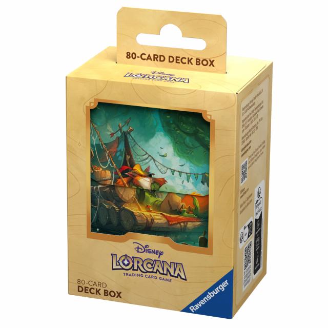 Disney Lorcana Trading Card Game: Die Tintenlande - Deck Box Robin Hood