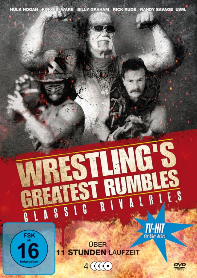 Wrestling's Greatest Rumbles, 4 DVDs