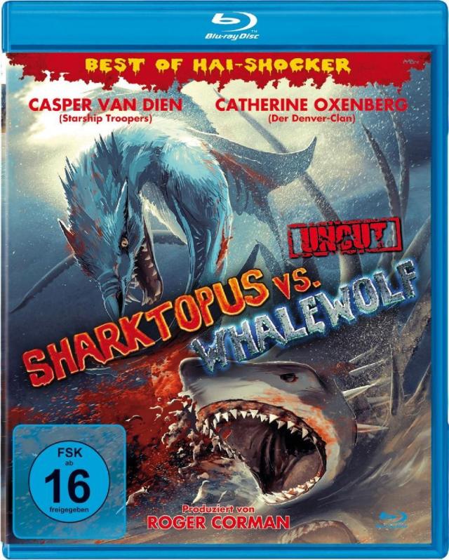 Sharktopus vs Whalewolf, 1 Blu-ray (Uncut Edition)