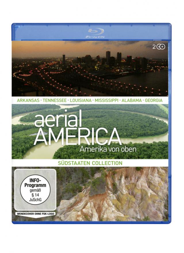 Aerial America (Amerika von oben) - Südstaaten Collection, 2 Blu-ray