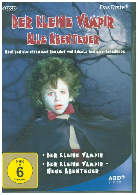 Der kleine Vampir - alle Abenteuer, 4 DVDs