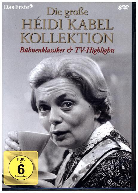 Die große Heidi Kabel Kollektion - Bühnenklassiker & TV-Highlights, 8 DVD