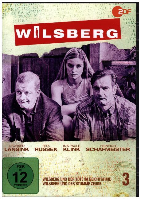 Wilsberg - Der Tote im Beichtstuhl / Wilsberg und der stumme Zeuge. Tl.3, 1 DVD