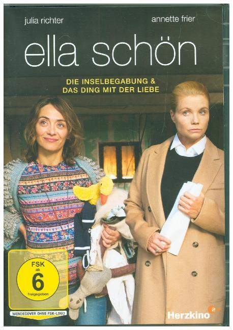 Ella Schön - Die Inselbegabung / Das Ding mit der Liebe, 1 DVD, 1 DVD-Video