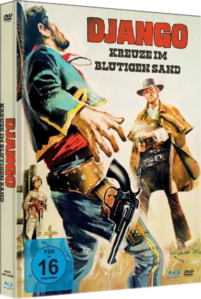 Django - Kreuze im blutigen Sand, 1 Blu-ray + 1 DVD (Limited Mediabook)