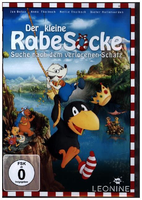 Der kleine Rabe Socke - Suche nach dem verlorenen Schatz, 1 DVD