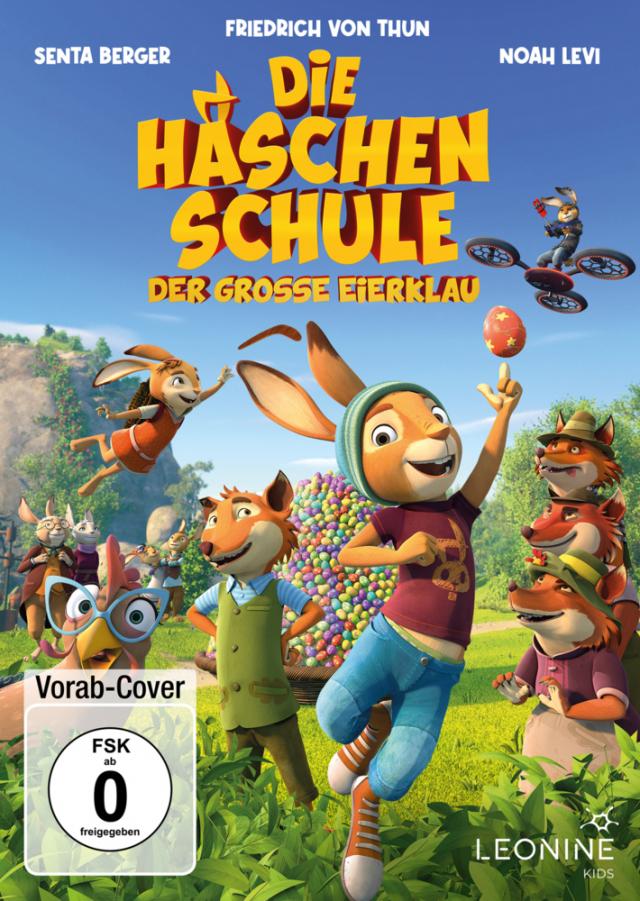 Die Häschenschule - Der große Eierklau, 1 DVD