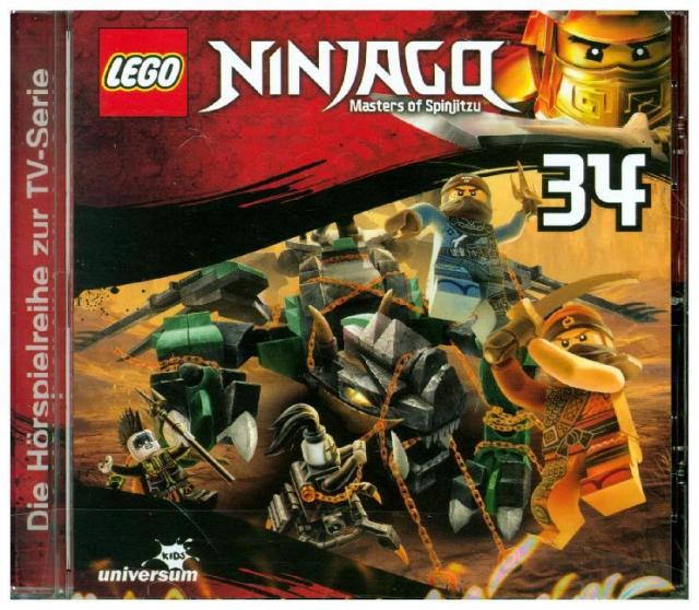 LEGO Ninjago, Masters of Spinjitzu. Tl.34, 1 Audio-CD