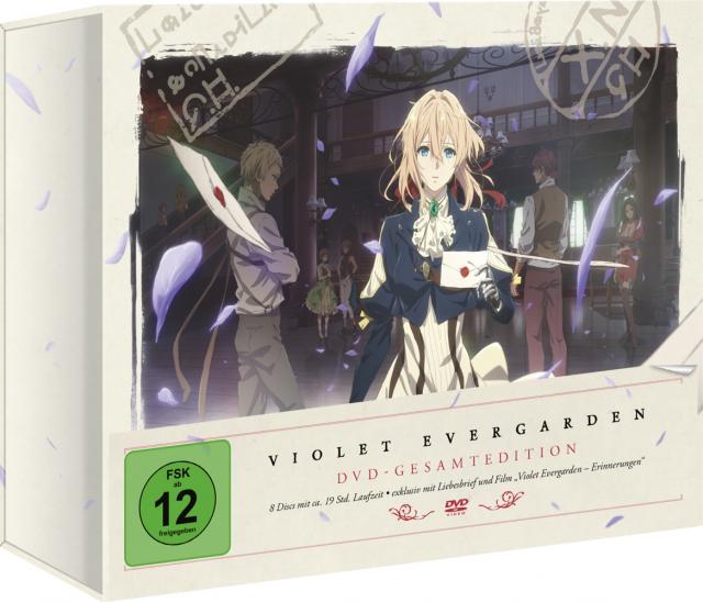 Violet Evergarden - Gesamtedition, 8 DVD (Limited Collector's Edition)