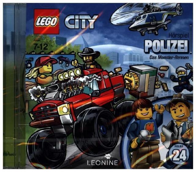LEGO City: Polizei. Tl.24, 1 Audio-CD