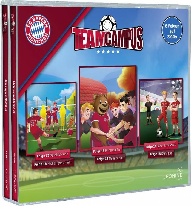 FC Bayern Team Campus (Fußball). Box.3, 3 Audio-CD