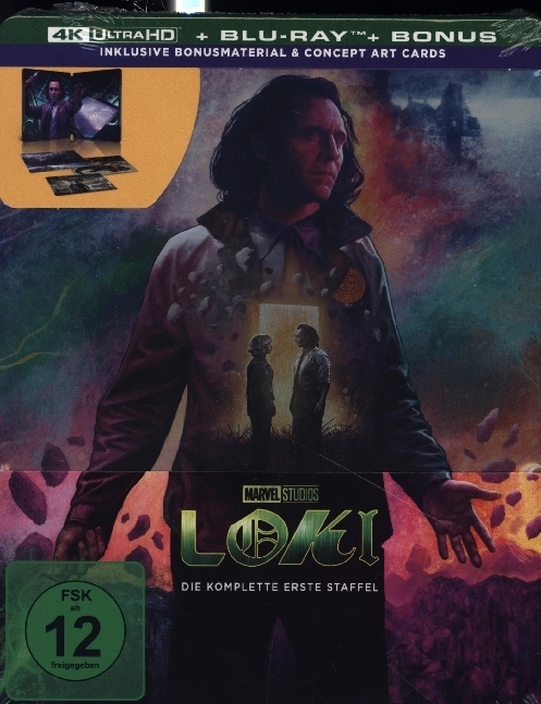 Loki. Staffel.1, 2 4K UHD-Blu-ray + 2 Blu-ray (Limited Steelbook)