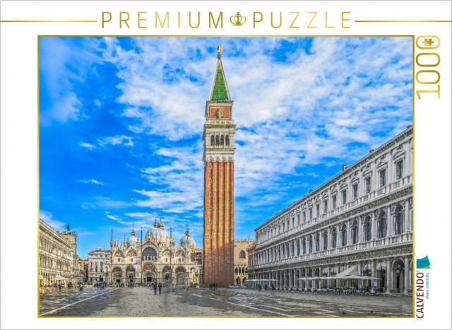 CALVENDO Puzzle Ein Motiv aus dem Kalender Venedig - Magische Impressionen | 1000 Teile Lege-Größe 64x48cm Foto-Puzzle für glückliche Stunden