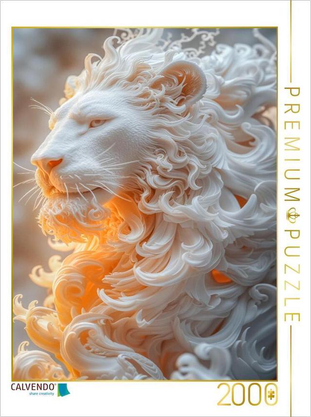 CALVENDO Puzzle Das Vermächtnis des Löwen | 2000 Teile Lege-Größe 90x67cm Foto-Puzzle für glückliche Stunden