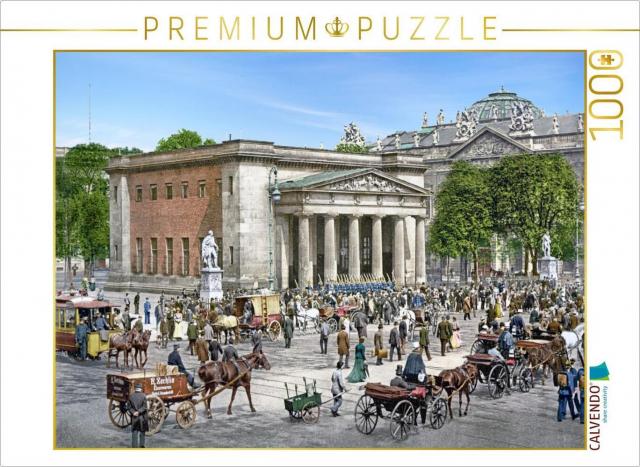 CALVENDO Puzzle Berlin - Neue Wache um 1900 | 1000 Teile Lege-Größe 64x48cm Foto-Puzzle für glückliche Stunden