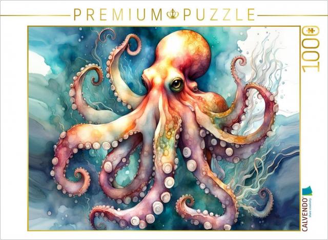 CALVENDO Puzzle Oktopus | 1000 Teile Lege-Größe 64x48cm Foto-Puzzle für glückliche Stunden