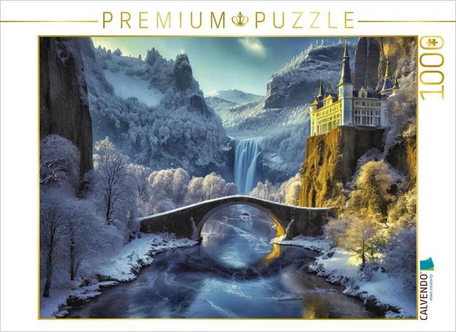 CALVENDO Puzzle Winterlandschaft | 1000 Teile Lege-Größe 64x48cm Foto-Puzzle für glückliche Stunden